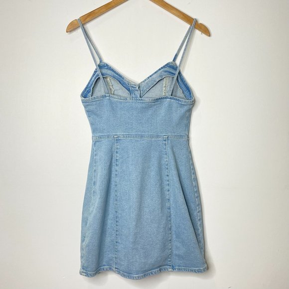 Zara Dresses Zara Denim Mini Dress Poshmark